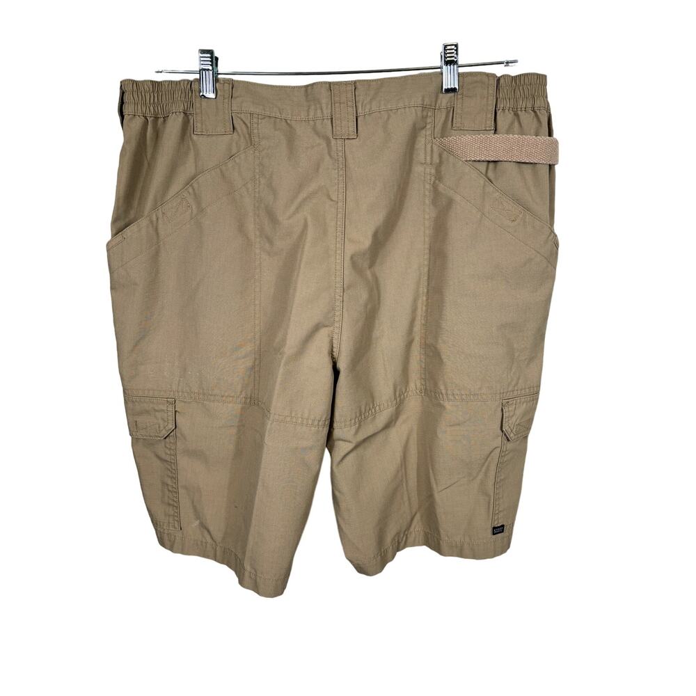 5.11 Tactical Cargo Shorts Mens 42 Tan Excellent Ripstop Utility Pockets - Picture 2 of 11
